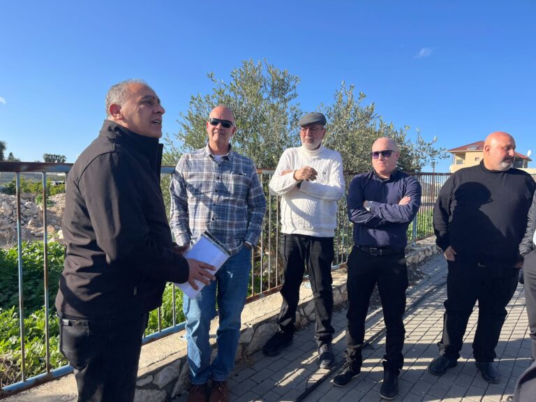 סיור מקצועי של מתכנן מחוז חיפה ברשויות החברה הערבית באשכול