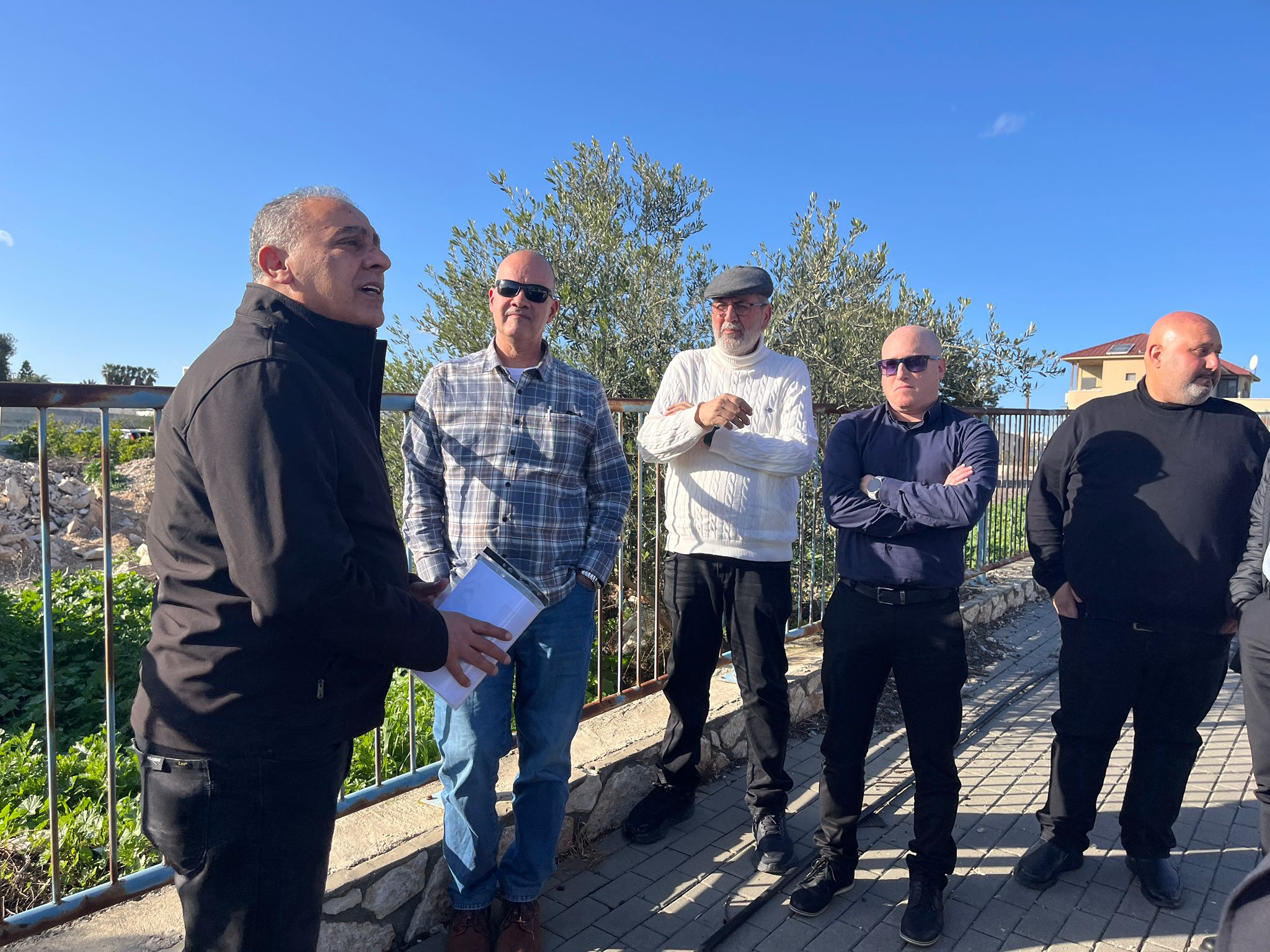 סיור מקצועי של מתכנן מחוז חיפה ברשויות החברה הערבית באשכול